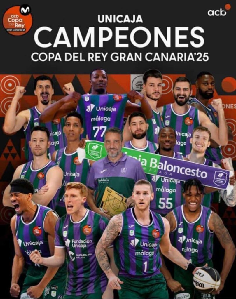 Unicaja campe贸n de copa