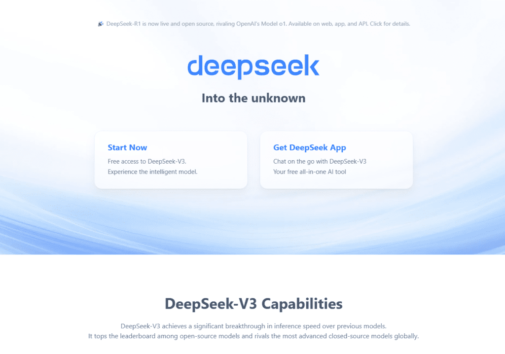 Home deepseek