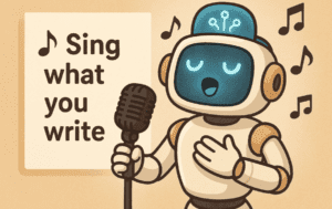 ia que canta lo que escribes