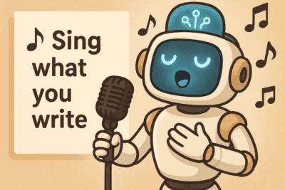 IA que canta lo que escribes: de texto a canción completa